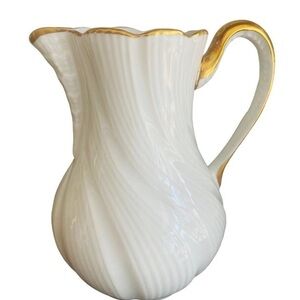 Gorgeous Limoges creamer with Gold Trim